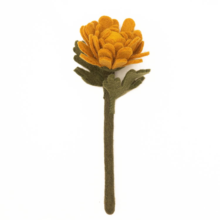 Felt Chrysanthemum Flower