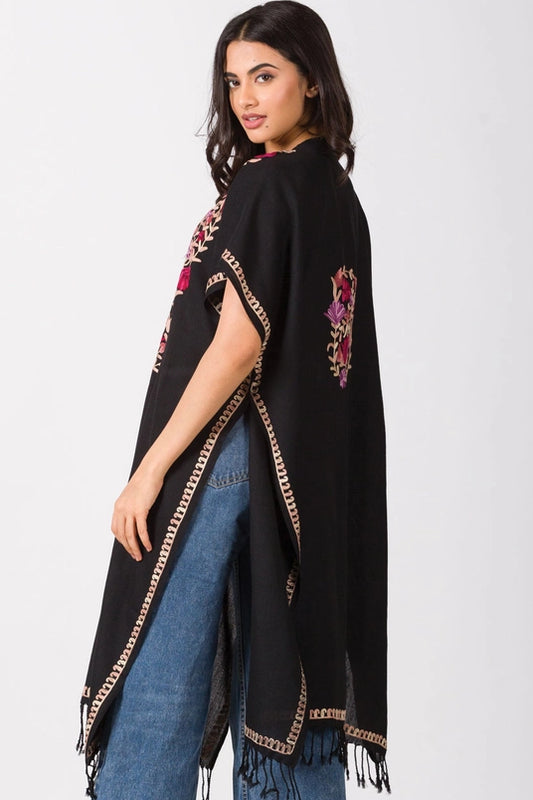 Taisha Rose Embroidered Caftan