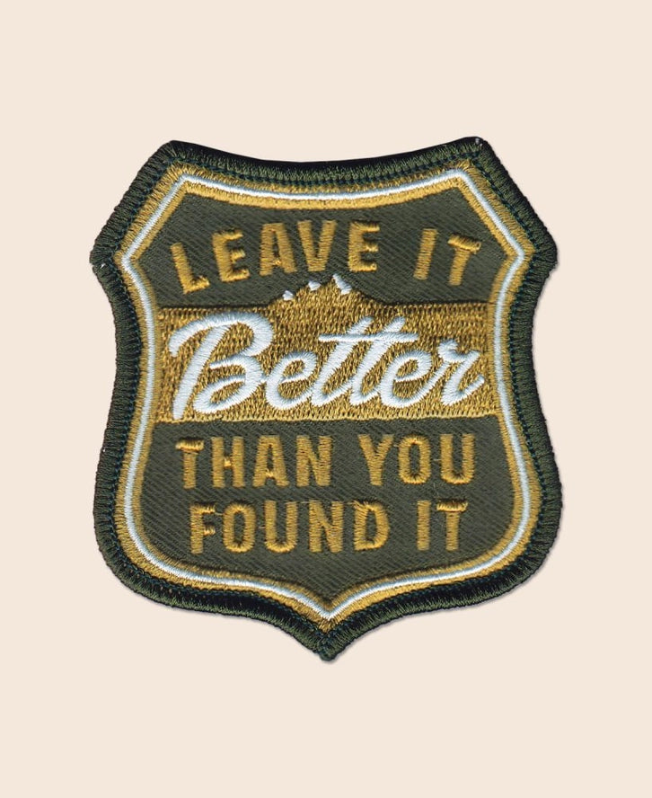 Leave it Better Iron-on Patch