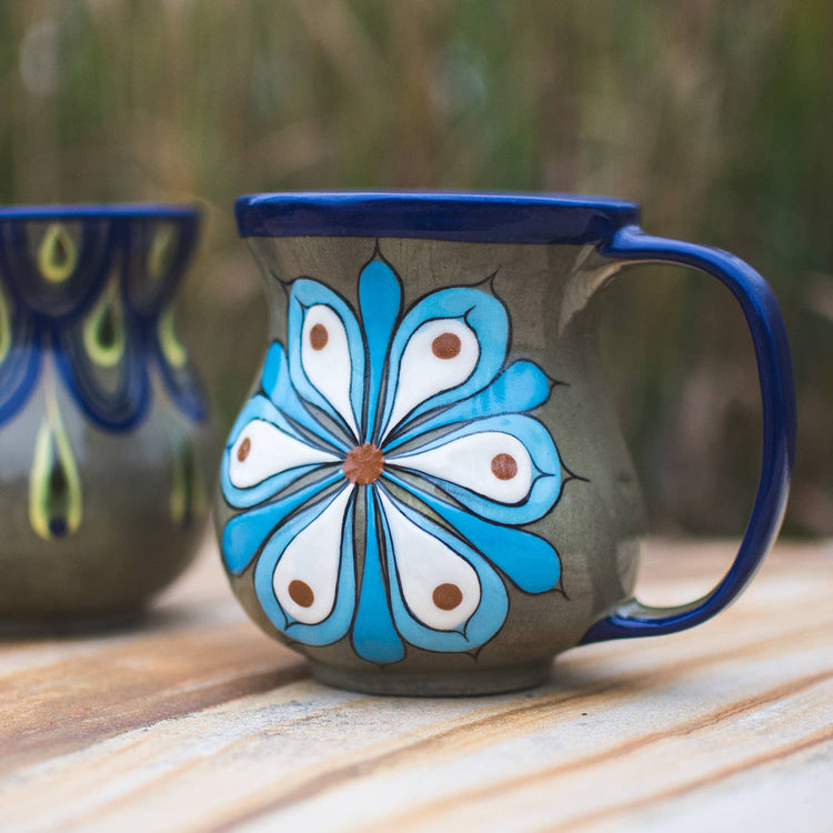 Floral Guatemalan Coffee Cup