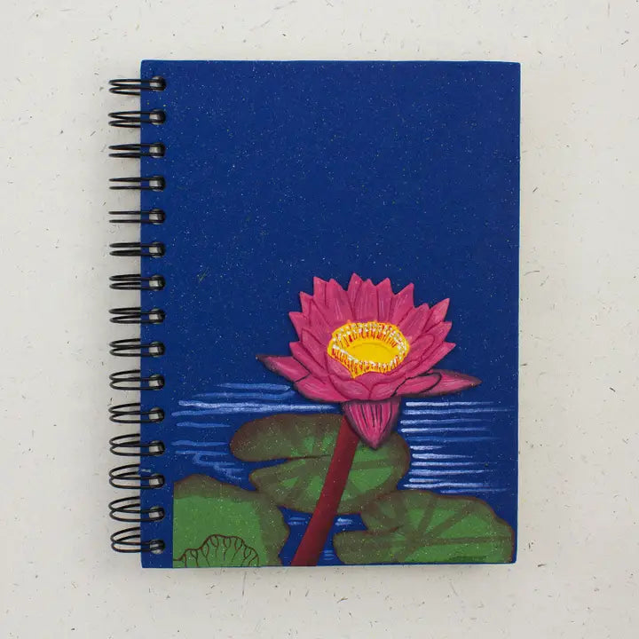 Large Notebook Lotus Flower