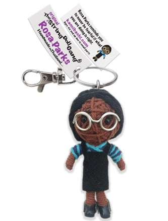 Rosa Parks String Doll Keychain