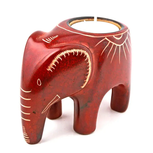 Masai Mara Elephant Tealight Holder