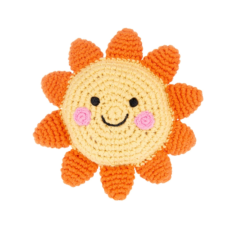 Knitted Sun Rattle