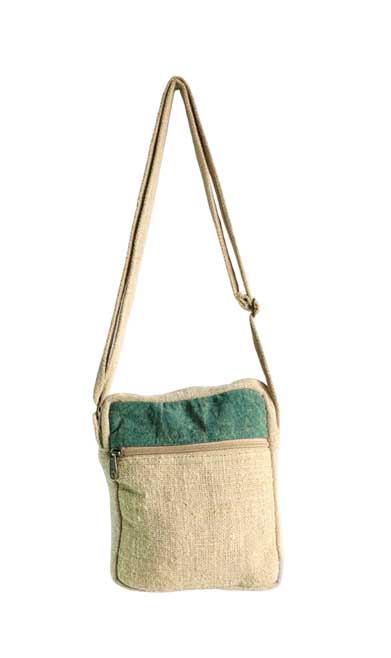 Hemp Buckle Crossbody Bag