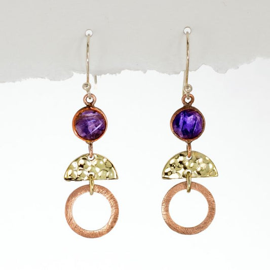 Crystal Orbit Earrings