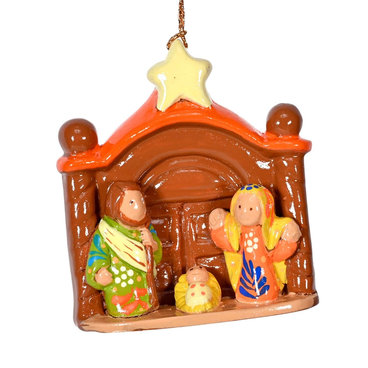 Ceramic Nativity Ornament