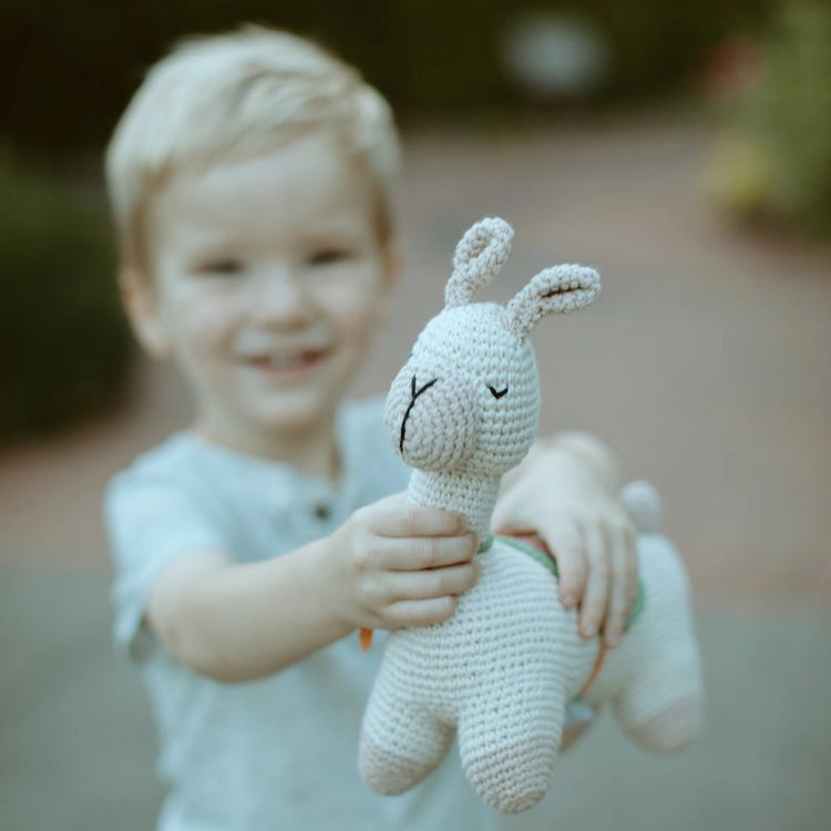 Knitted Llama Plush Toy