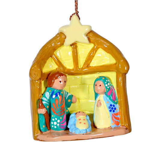 Ceramic Nativity Ornament