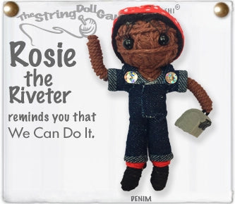 Rosie The Riveter Doll Keychain