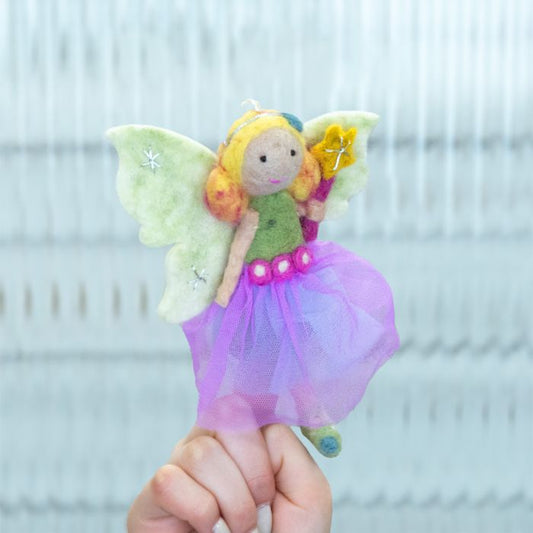 Woolie Fairy Finger Puppet