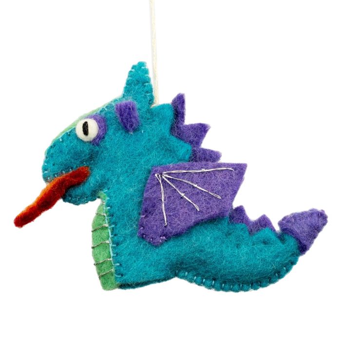 Woolie Dragon Finger Puppet