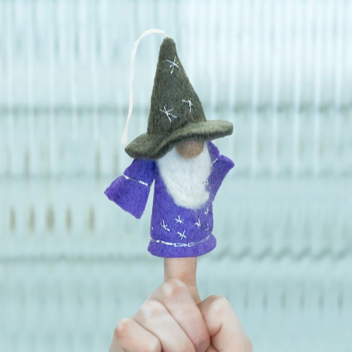 Woolie Wizard Finger Puppet