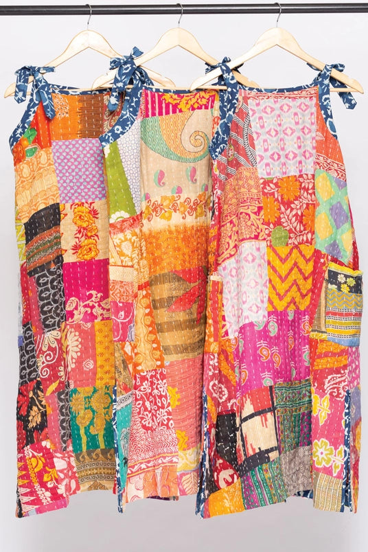 Reversible Kantha Cotton Sundress