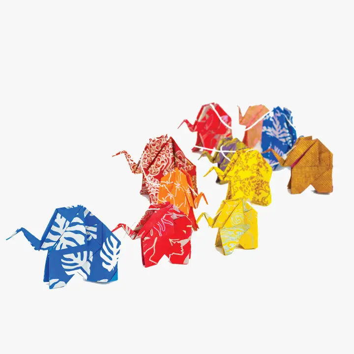 Eco Garland: Origami Elephant