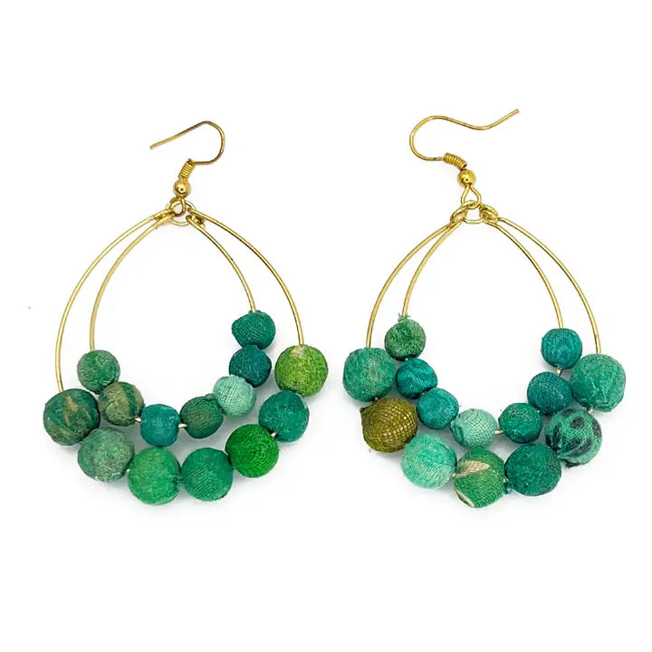 Aasha Seagrass Teardrop Earring