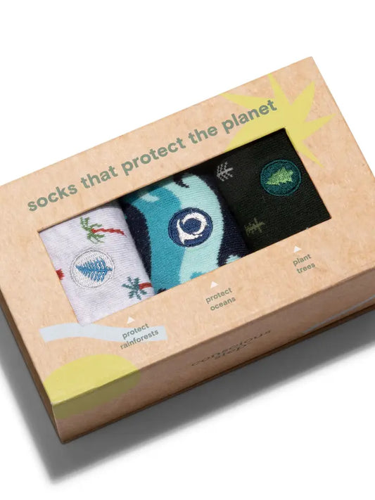 Boxed Set Socks That Protect the Planet