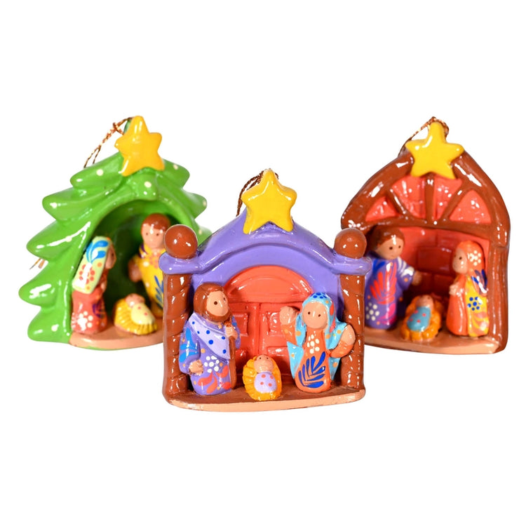 Ceramic Nativity Ornament