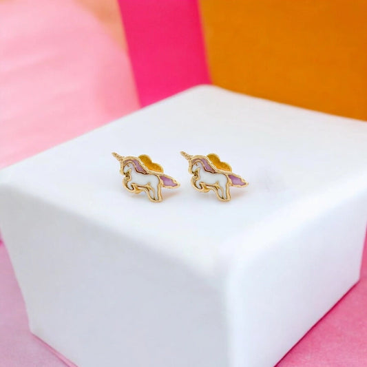 Unicorn Tiny Stud Earrings