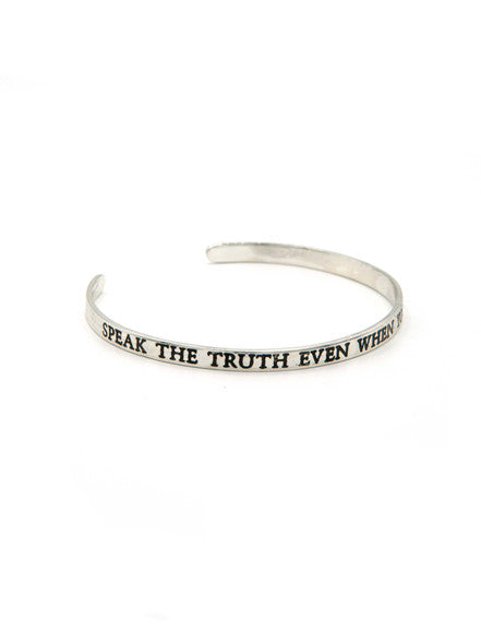 Speak The Truth Cuff