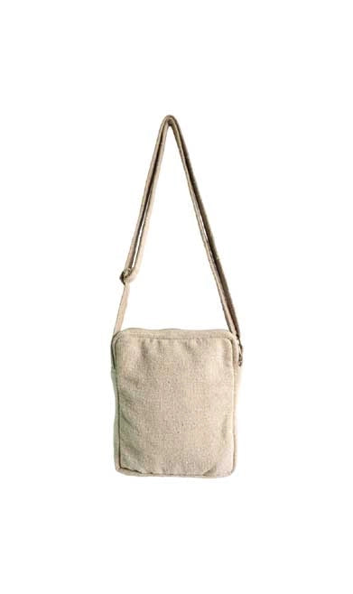 Hemp Buckle Crossbody Bag