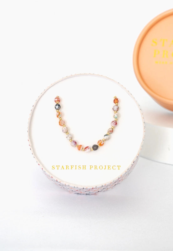 Hope Strand Handbeaded Necklace