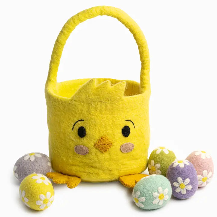 Felt Chick Easter Basket