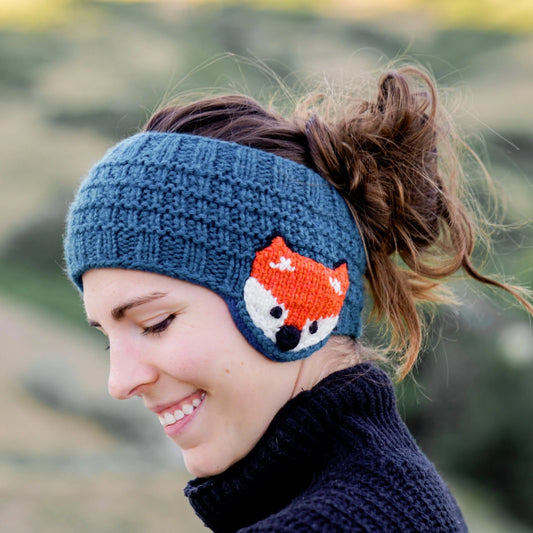 Crochet Fox Ear Warmer