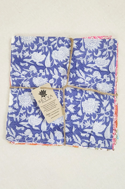 Set of 6 Floral Napkins