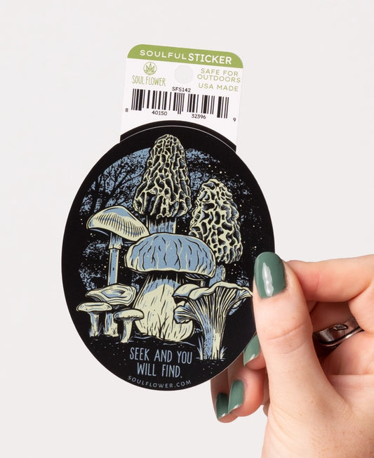 Mushroom Forager Sticker