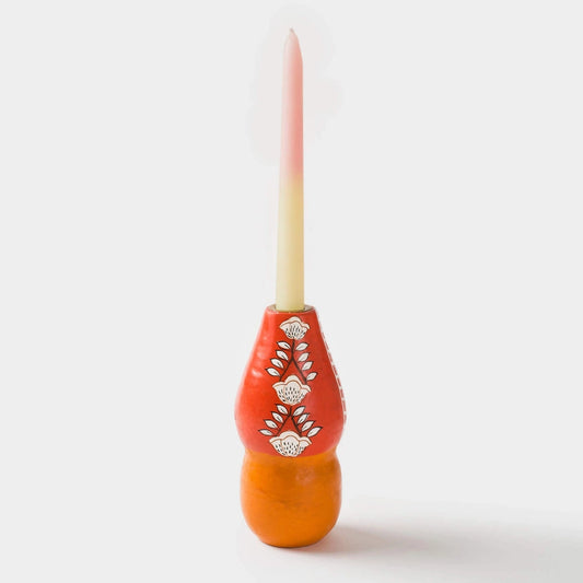 Tulip Terracotta Candleholders