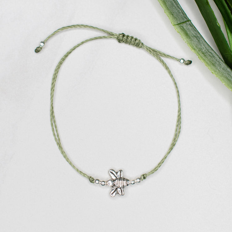 Bee String Bracelet