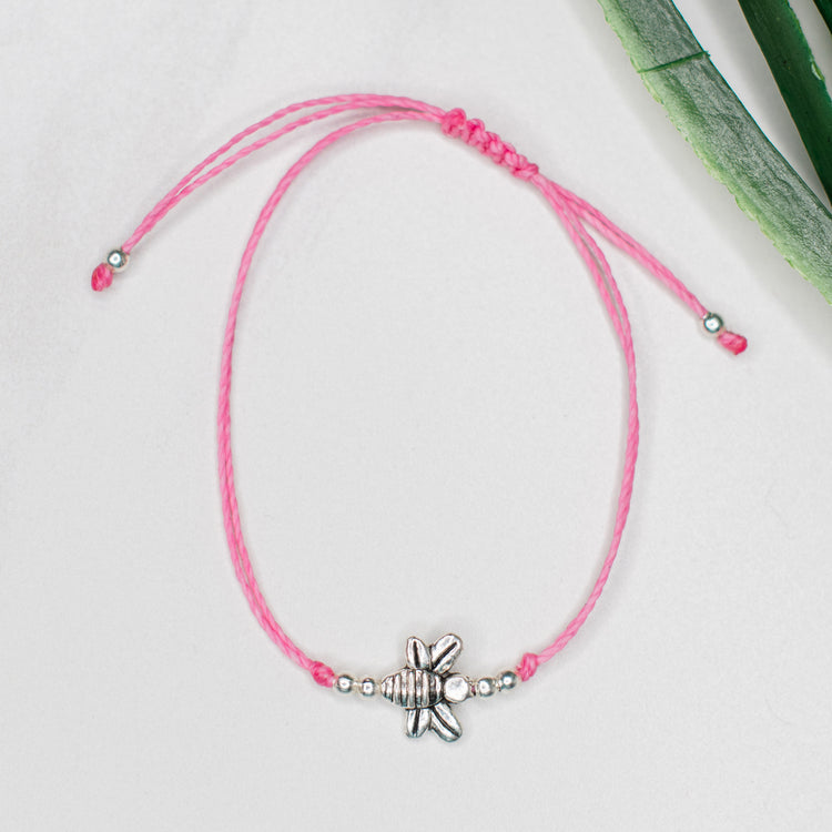 Bee String Bracelet