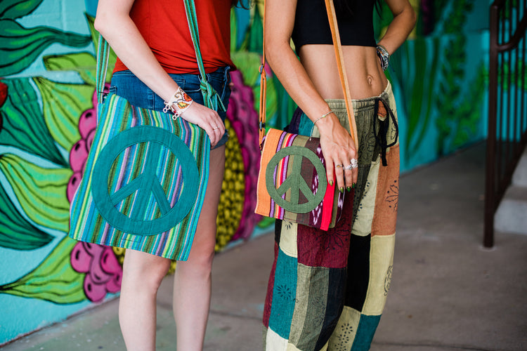 Ikat Peace Bag