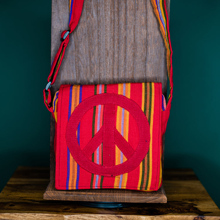 Ikat Peace Bag