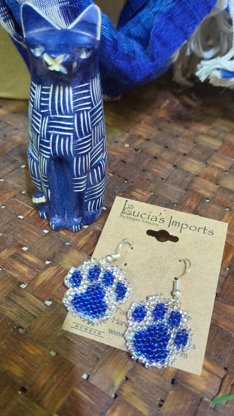 Kentucky Paw Print Earring