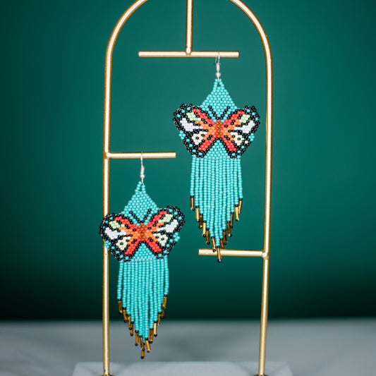 Butterfly Fringe Earring