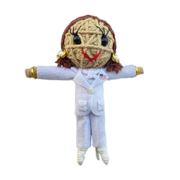 Kamala Harris String Doll Keychain