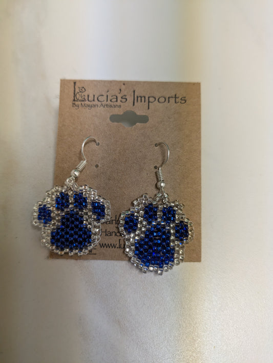 Kentucky Paw Print Earring