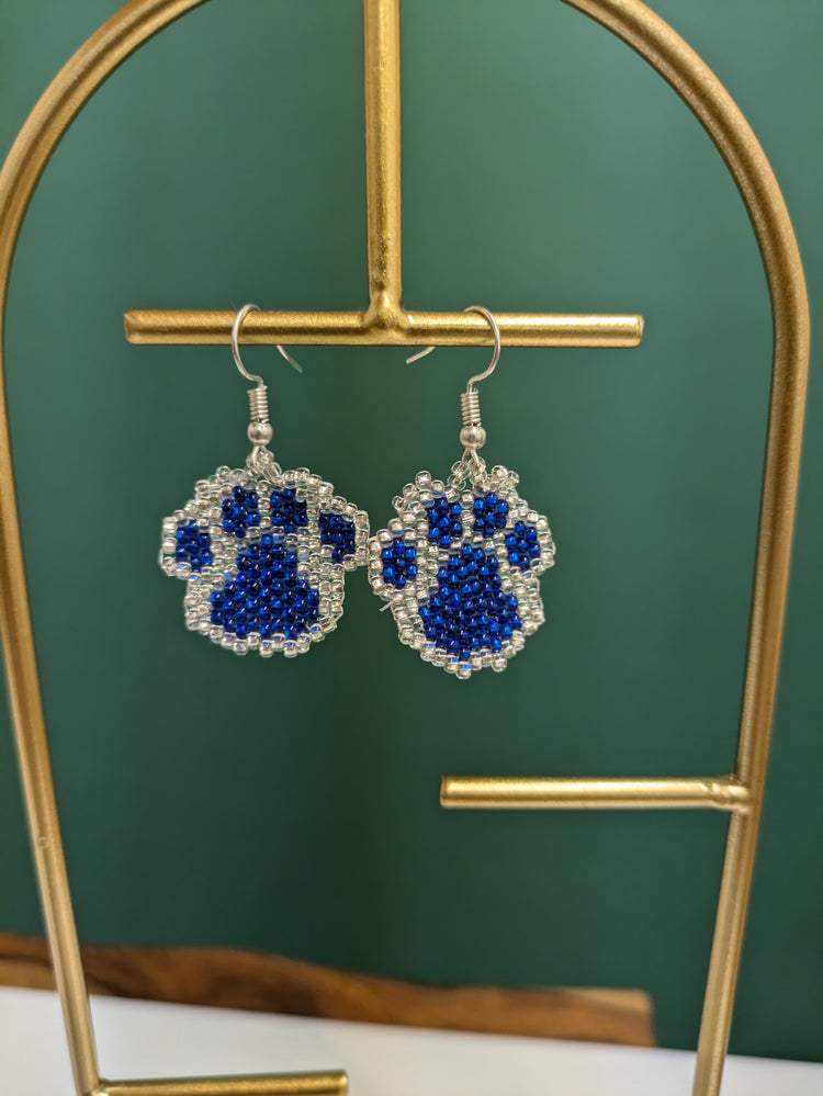 Kentucky Paw Print Earring