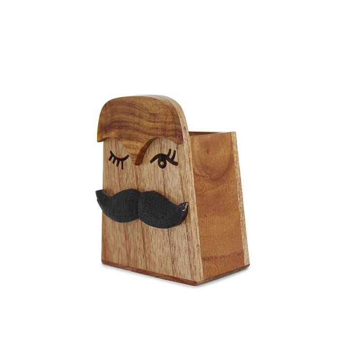 Mustache Eyeglass and Pen Holder