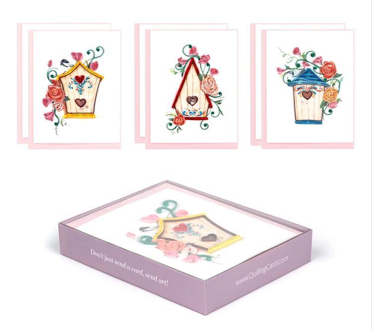 Birdhouse Note Card Box Set