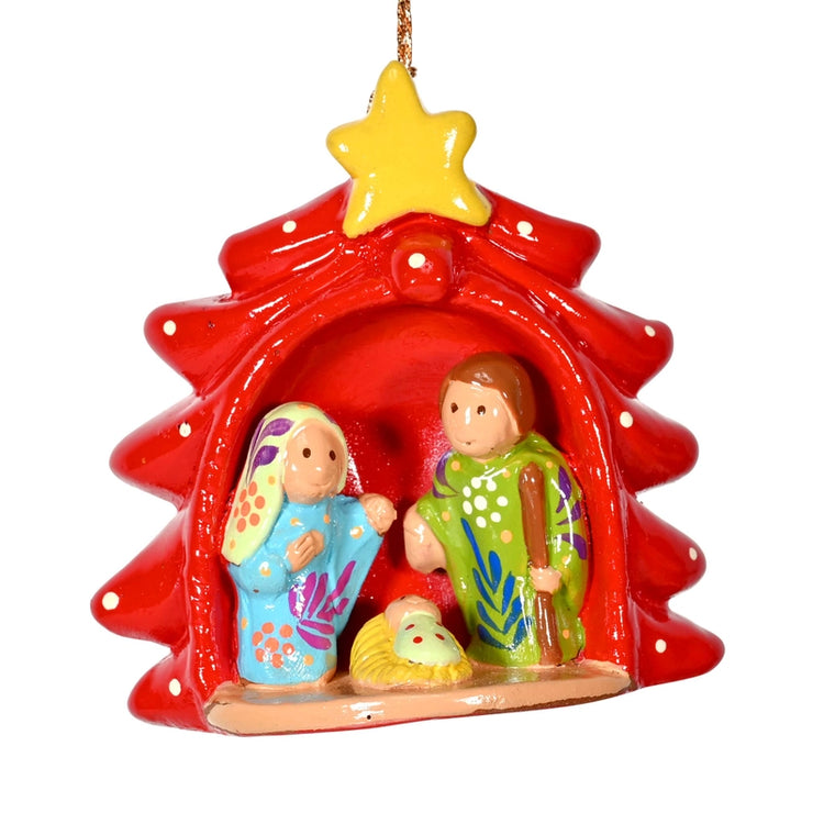 Ceramic Nativity Ornament