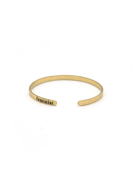 Feminist Brass Cuff