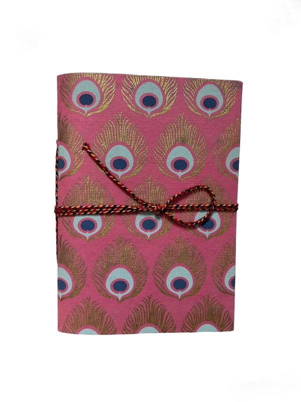 Handmade Paper Peacock Journal