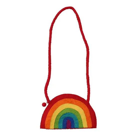 Felt Rainbow Shoulder Bag