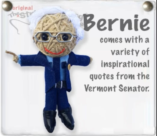 Bernie Sanders String Doll Keychain