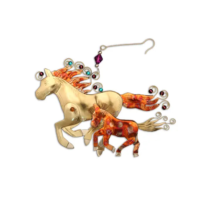 Mare and Foal Ornament