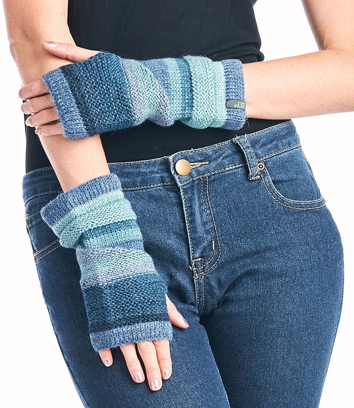 Azul Alpaca Colorado Fingerless Gloves