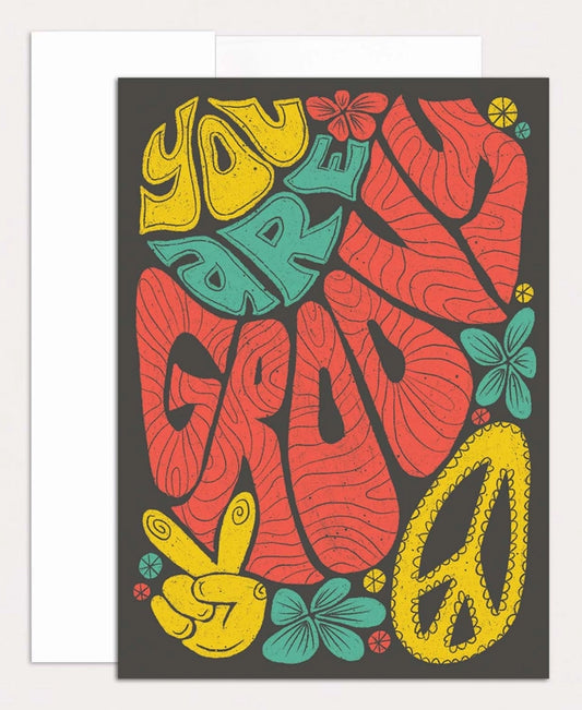 You Are Groovy Greeting Card